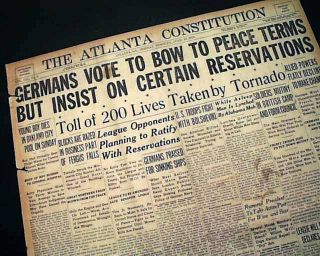 1919 fergus falls mn minnesota tornado old newspaper