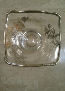  "Flanders" Silver Overlay Bowl