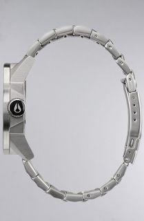 Nixon The Private Sterling Silver Watch in Black