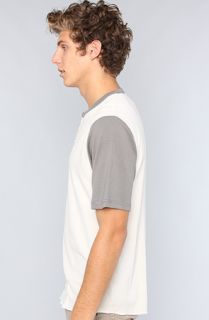 Brixton The Lewis Henley in White Gray