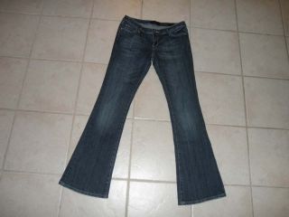 Seven 7 Womens Flare Jeans Size 4 Regular 30 x 32 Low Rise 4R Stretch