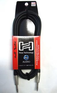 Hosa HSS 015 Pro 1 4 TRS Cable Cord 15ft Neutrik Rean