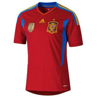 Spain Home Soccer Jersey with FIFA World Champions 2010 Patch