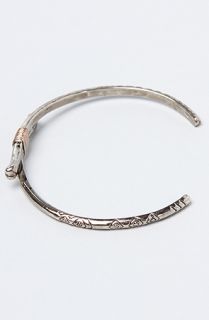 House of Harlow 1960 The Bone Wrap Engraved Cuff