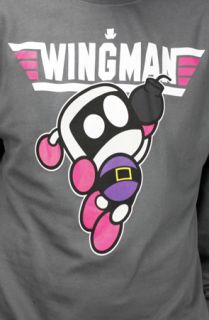 Entree Entree LS Bomber Wingman Charcoal Crew