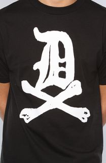 Dissizit The DxBones Tee in Black Concrete