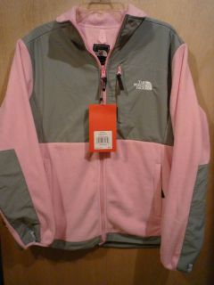The North Face Jacket Womens Denali Jacket Fleece pink grey BRAND NEW