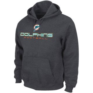 Miami Dolphins Charcoal 1st Goal IV Pullover Hoodie Sweatshirt