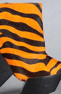 Senso Diffusion The Delilah Shoe in Orange Zebra