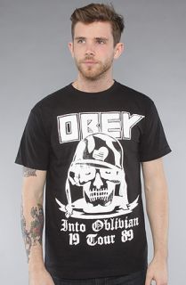 Obey The Into Oblivion Basic Tee in Black