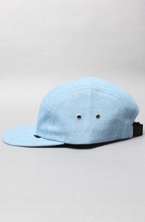 HUF The Washed Denim Volley Hat in Light Indigo