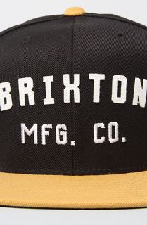 Brixton The Arden Hat in Black Yellow