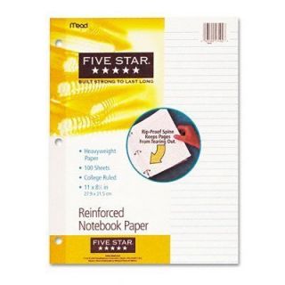MEA17102 Mead 17102 Reinforced Filler Paper 20 lb College Ruled 11 x 8