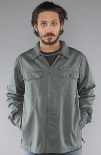 Brixton The Jameson Jacket in Sage Concrete