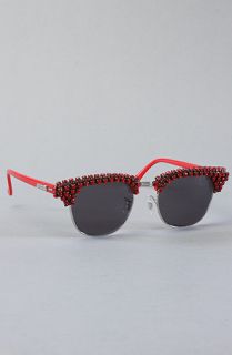 Morir by Kerin Rose The Ellington Sunglasses in Red