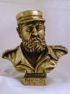 Cuban Revolutionary Politician Fidel Castro Bust Statue