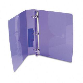  store categories wilson jones 1 1 2 purple translucent poly binders