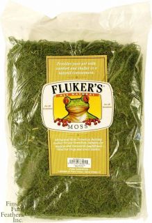  Fluker`s Green Moss 4 Quart Bag