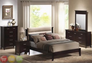 PC Upholstered Queen Bedroom Furniture Set Modern New