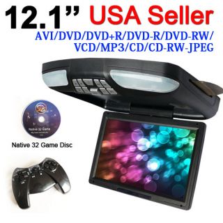 Sale 50 Off Car 12 1 TFT LCD Flip Down Monitor Overhead DVD Player