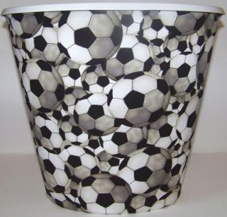 New Soccer FIFA MLS Team Sports Wastebasket Custom Made Trash Can