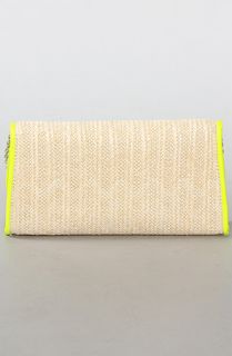 Accessories Boutique The Neon Clutch in Ivory