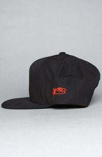 SSUR The Capo Snapback Hat in Black Concrete