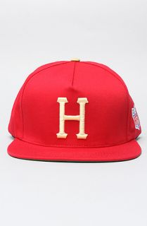 HUF The Hail Mary Classic H Snapback Cap in Red