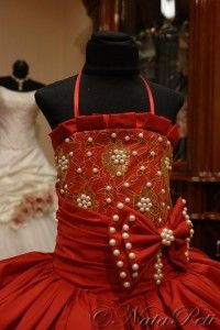  Pageant Flower Princess Holiday Dress 3815 Firebrick Size 6 8