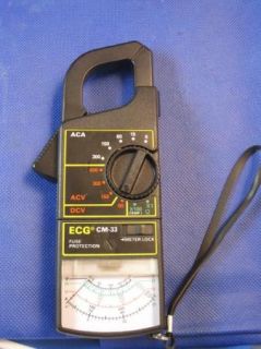 ECG cm 33 Clamp on Amp Meter Calibration