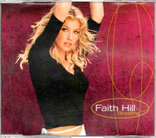 faith hill breathe 1999 3 track single cd
