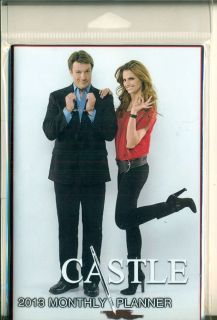 Castle Nathan Fillion Stana Katic 2013 Monthly Planner