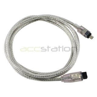 to 4 Pin IEEE 1394 DV iLink Firewire Cable for PC Mac