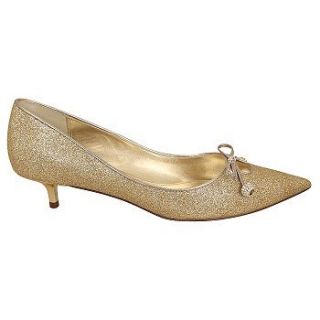 Womens   Dress Shoes   Gold 