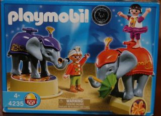 Playmobil 4235 Circus Act Elephants Acrobat Ringmaster New SEALED Box