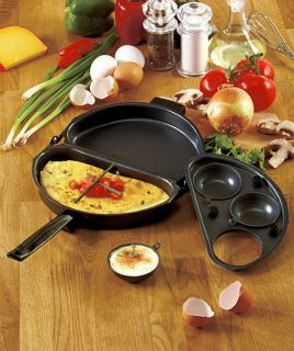 New Nonstick Kitchen 2 in 1 Omelet Cookware Pan