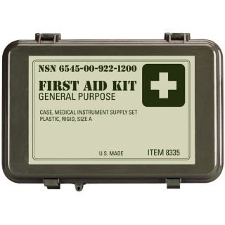 First Aid Kit w Essential Medical Supplies