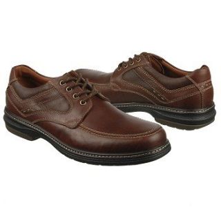 Mens Johnston and Murphy Colvard Moc Toe Mahogany Waterproof Shoes