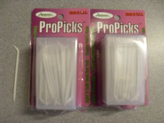 ProPicks NEW Plastic Angled Toothpicks 2 Boxes