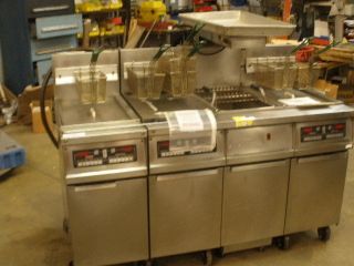 Fry Master FMH50CSD Gas Powered Deep Fryer Used