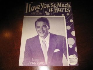 Love You So Much It Hurts 1948 Perry Como Floyd Tillman 3079