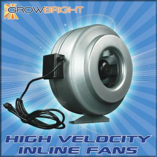 10 12 Inline Fan Duct Exhaust Blower Vent inch Hydroponics Air