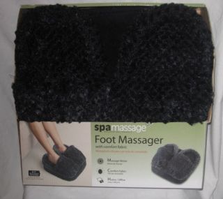 NIB Spa Massage Foot Massager with Comfort Fabric