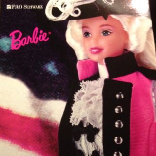 FAO Schwarz Limited Edition George Washington Barbie in Mint Condition