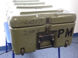  Mobile Military Medical Supply Trunk/Case w/ First Aid Supplies