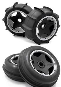 complete sandbuster paddle wheel tire kit for hpi baja 5b ss
