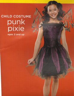 NWT Small 4 6 Child Punk Pixie Halloween Costume