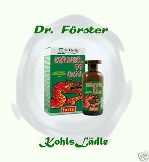 Dr Förster Kräuteröl 99 China Forte Pfefferminzöl 100ml