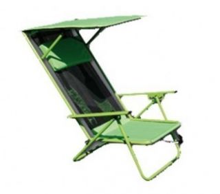 New Quik Shade Folding Beach Chair Lime Green