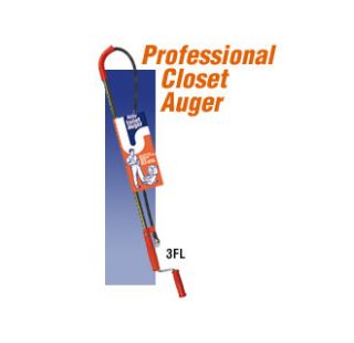 General Pipe Cleaners 3FL NA 3ft Professional Closet Auger